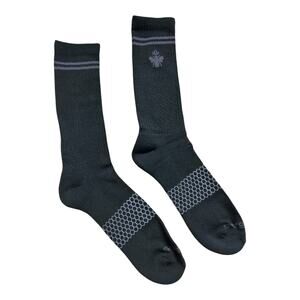 Men's Bombas Honeycomb Crew/Calf Socks, XL, Black,NWT